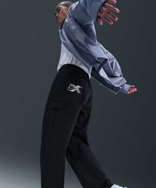 NIKE NIKE Denim Pants Loose Fit - M