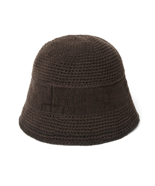 THISISNEVERTHAT THISISNEVERTHAT Crochet Bucket Hat Brown
