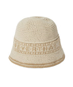 THISISNEVERTHAT THISISNEVERTHAT Crochet Bucket Hat Ivory