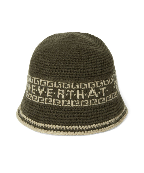 THISISNEVERTHAT THISISNEVERTHAT Crochet Bucket Hat Olive