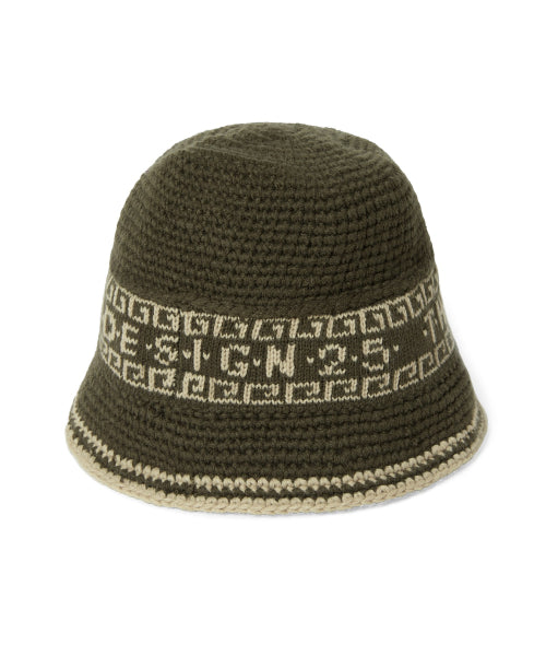 THISISNEVERTHAT THISISNEVERTHAT Crochet Bucket Hat Olive