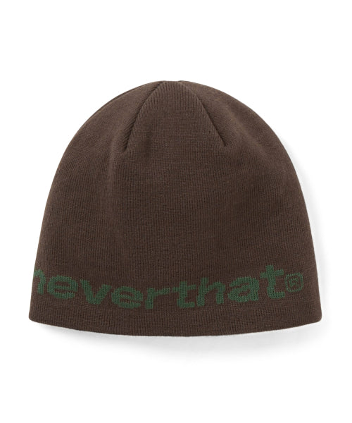 THISISNEVERTHAT THISISNEVERTHAT SP-Logo No Cuff Beanie Brown