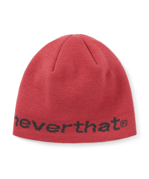 THISISNEVERTHAT THISISNEVERTHAT SP-Logo No Cuff Beanie Red Pink