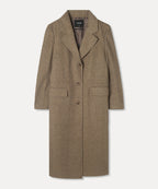 MIXXO MIXXO Wool Blended Single Long Coat (C)