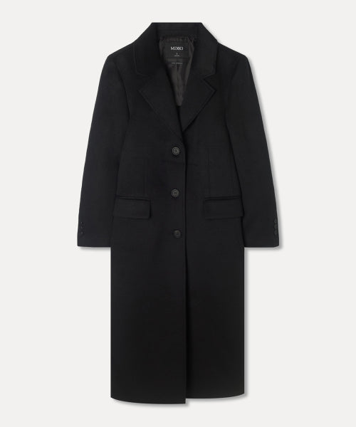 MIXXO MIXXO Wool Blended Single Long Coat (C)