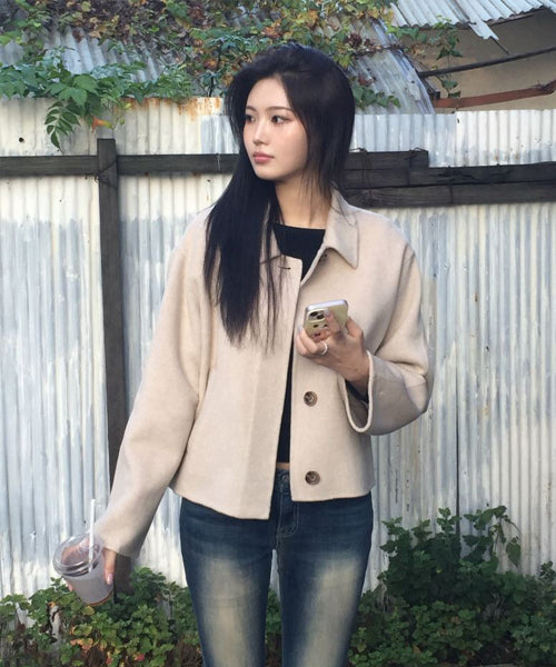 MIXXO MIXXO Jacket Handmade Stand Collar