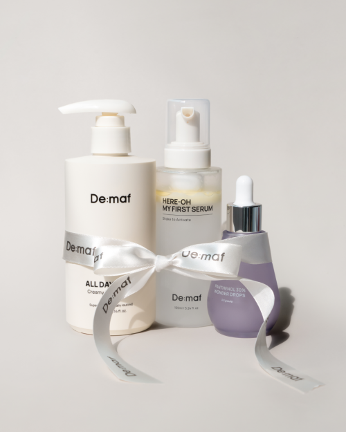 DEMAF Quick-drying escape set (milk cleanser 300ml + all-purpose foundation 155ml + panthenol 60ml)