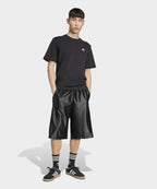 ADIDAS ADIDAS Firebird metallic midi short pants - Black