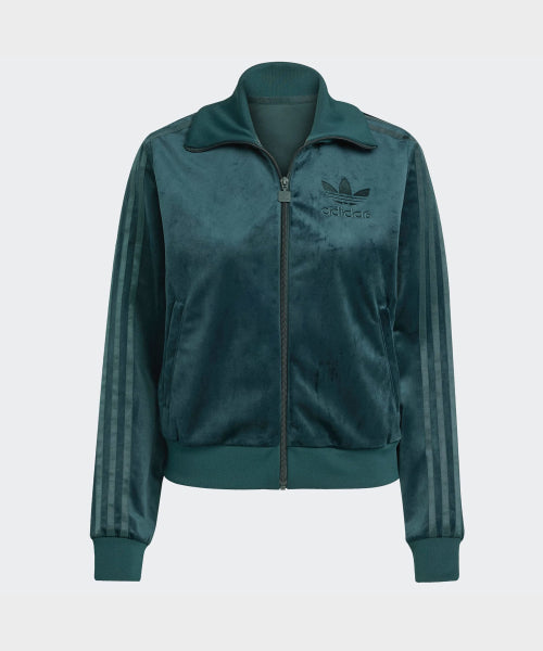 ADIDAS ADIDAS Velor Track Top - Aura Ivy