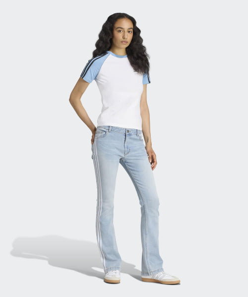 ADIDAS ADIDAS Slim Denim Pants - Light Blue