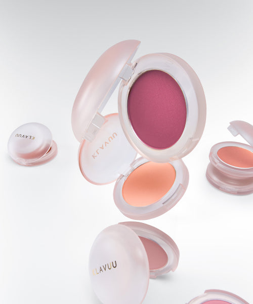 KLAVUU KLAVUU Urban Pearlsation Natural Powder Blusher Angora Pink