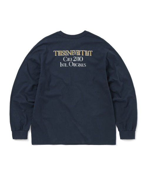 THISISNEVERTHAT THISISNEVERTHAT T-Shirt Long Sleeve Navy