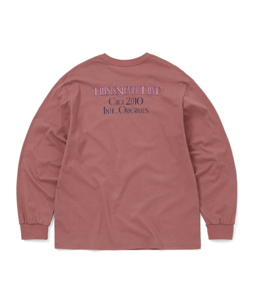 THISISNEVERTHAT THISISNEVERTHAT T-Shirt Red Wood
