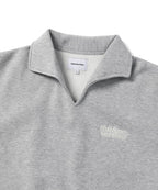 THISISNEVERTHAT THISISNEVERTHAT Open Collar Sweatshirt Heather Grey