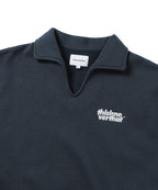 THISISNEVERTHAT THISISNEVERTHAT Open Collar Sweatshirt Navy