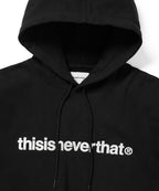 THISISNEVERTHAT THISISNEVERTHAT T-Logo Hoodie Black