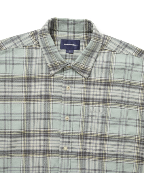 THISISNEVERTHAT THISISNEVERTHAT Flannel Check Shirt Sage
