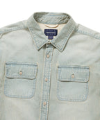 THISISNEVERTHAT THISISNEVERTHAT Hickory Denim Shirt Washed Blue