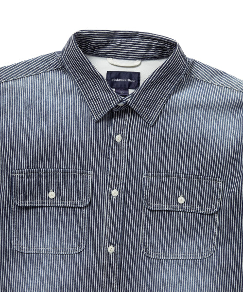 THISISNEVERTHAT THISISNEVERTHAT Hickory Denim Shirt Indigo