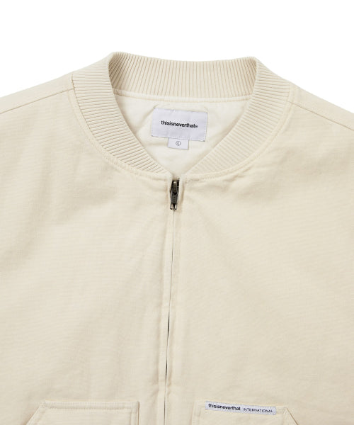 THISISNEVERTHAT THISISNEVERTHAT Washed Duck Vest Ivory
