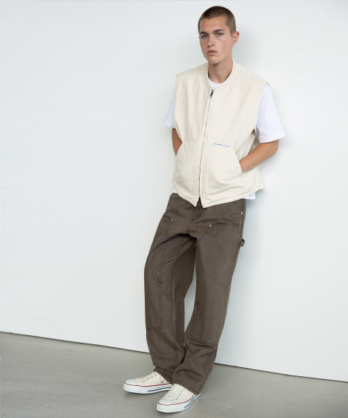 THISISNEVERTHAT THISISNEVERTHAT Washed Duck Vest Ivory
