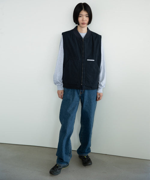 THISISNEVERTHAT THISISNEVERTHAT Washed Duck Vest Navy