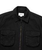 THISISNEVERTHAT THISISNEVERTHAT Washed Zip Shirt Black