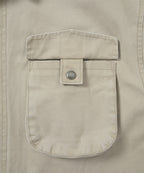 THISISNEVERTHAT THISISNEVERTHAT Washed Zip Shirt Stone