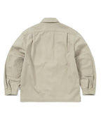 THISISNEVERTHAT THISISNEVERTHAT Washed Zip Shirt Stone