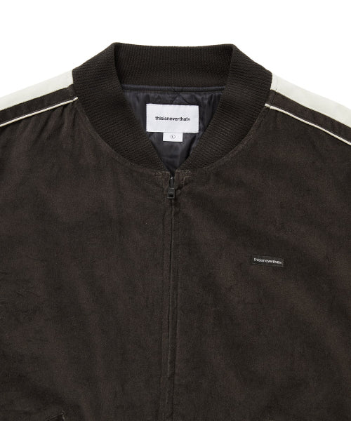 THISISNEVERTHAT THISISNEVERTHAT Velvet Track Jacket Brown