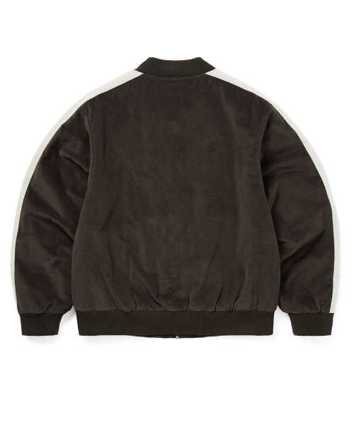 THISISNEVERTHAT THISISNEVERTHAT Velvet Track Jacket Brown