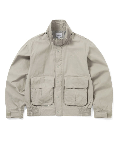 THISISNEVERTHAT THISISNEVERTHAT Waxed Field Jacket Stone