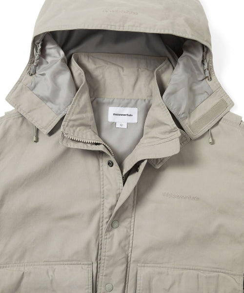 THISISNEVERTHAT THISISNEVERTHAT Waxed Field Jacket Stone