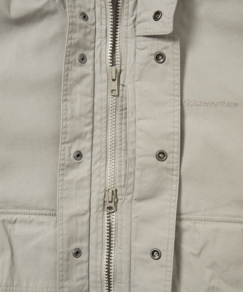 THISISNEVERTHAT THISISNEVERTHAT Waxed Field Jacket Stone