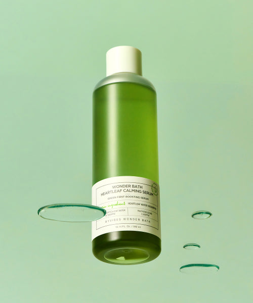 WONDERBATH [Green Energy Set] Houttuynia cordata soothing serum 300ml + Houttuynia cordata cleansing serum pads 70 sheets + mask 1 sheet