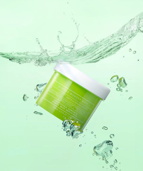 WONDERBATH [Green Energy Set] Houttuynia cordata soothing serum 300ml + Houttuynia cordata cleansing serum pads 70 sheets + mask 1 sheet