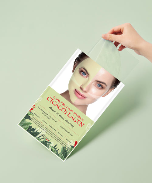 DERMAFIX DERMAFIX Perfect Real Performance Cica Collagen Mask 8 pieces
