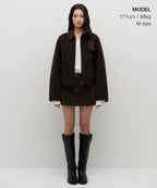 MUSINSA STANDARD WOMAN MUSINSA STANDARD WOMAN Cashmere Blend Handmade Zip-up Jacket