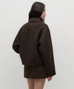 MUSINSA STANDARD WOMAN MUSINSA STANDARD WOMAN Cashmere Blend Handmade Zip-up Jacket