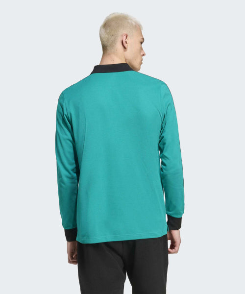 ADIDAS ADIDAS Liverpool FC Terrace Icon Long Sleeve Polo Shirt - Mint