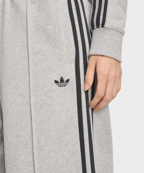 ADIDAS ADIDAS Sweatshirt 3-Stripe Wide Sweatpants - Gray:Black