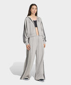 ADIDAS ADIDAS Sweatshirt 3-Stripe Wide Sweatpants - Gray:Black