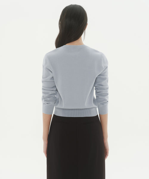 MUSINSA STANDARD WOMAN MUSINSA STANDARD WOMAN Cardigan Women's Washable Supima Cotton Round Neck (Size S)