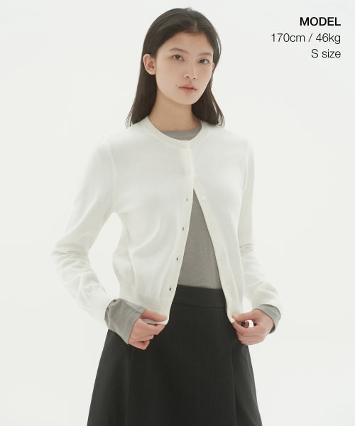 MUSINSA STANDARD WOMAN MUSINSA STANDARD WOMAN Women's Cardigan [Ivory]