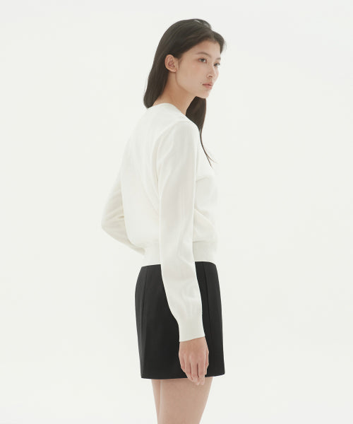 MUSINSA STANDARD WOMAN MUSINSA STANDARD WOMAN Women's Washable Supima Cotton Crew Neck Knit [Size M]