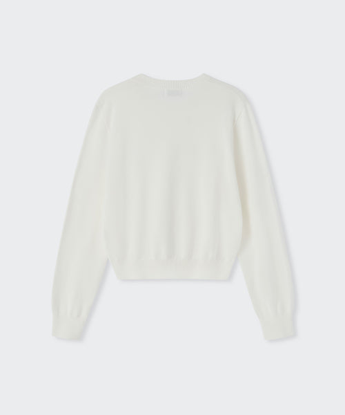 MUSINSA STANDARD WOMAN MUSINSA STANDARD WOMAN Women's Washable Supima Cotton Crew Neck Knit [Size M]