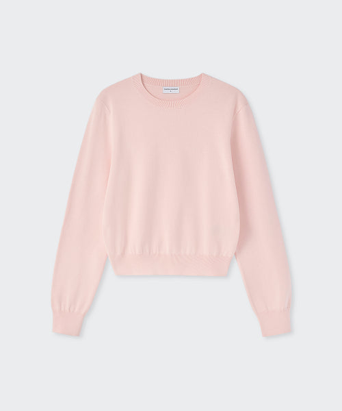 MUSINSA STANDARD WOMAN MUSINSA STANDARD WOMAN Women's Washable Supima Cotton Crew Neck Knit [Rose Water] - Size M