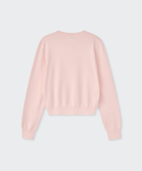 MUSINSA STANDARD WOMAN MUSINSA STANDARD WOMAN Women's Washable Supima Cotton Crew Neck Knit [Rose Water] - Size M