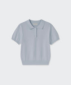 MUSINSA STANDARD WOMAN MUSINSA STANDARD WOMAN Women's Polo Shirt Ash Light Blue