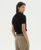MUSINSA STANDARD WOMAN MUSINSA STANDARD WOMAN Women's Polo Shirt [Black]